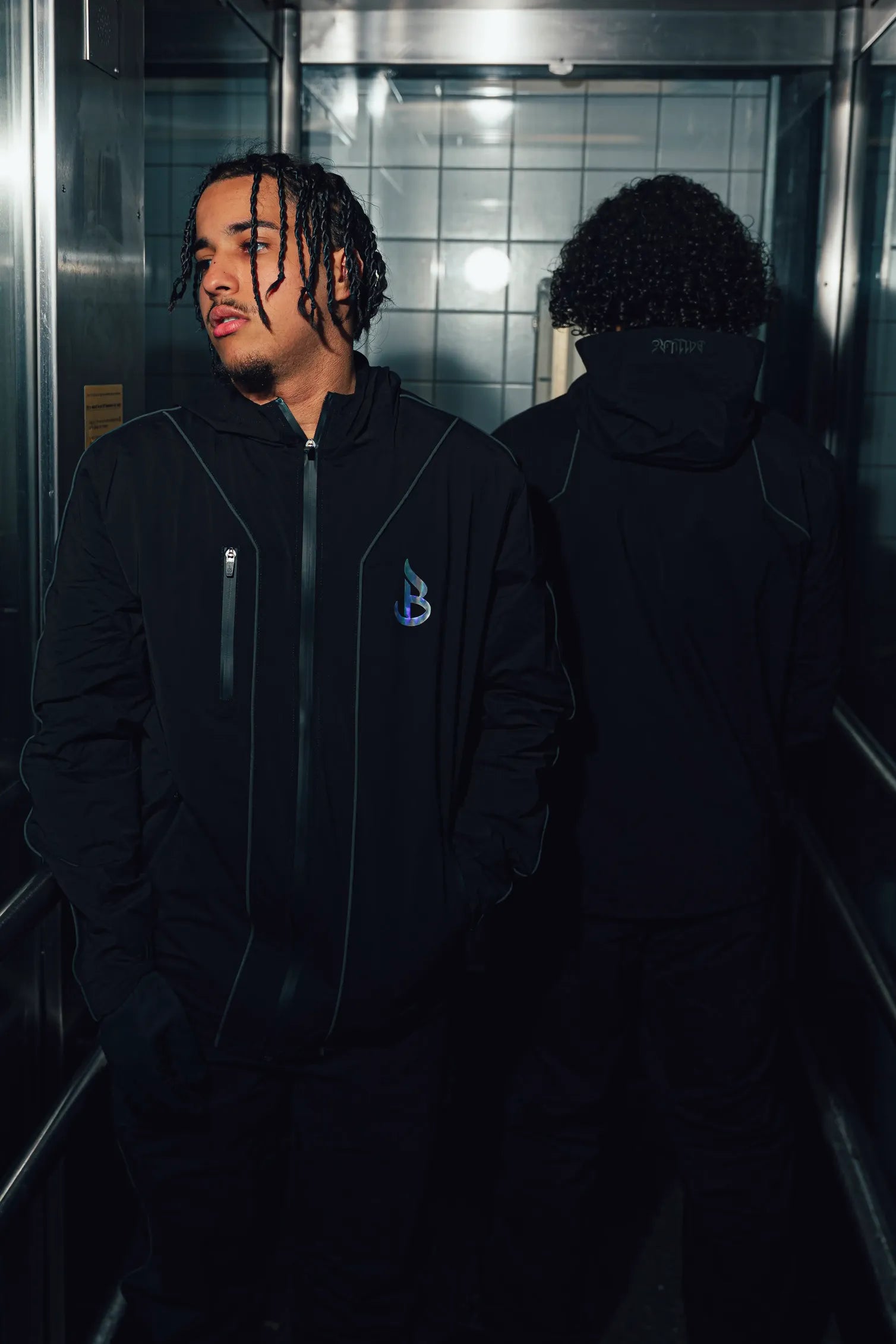 CHROME WINDBREAKER TRACKSUIT