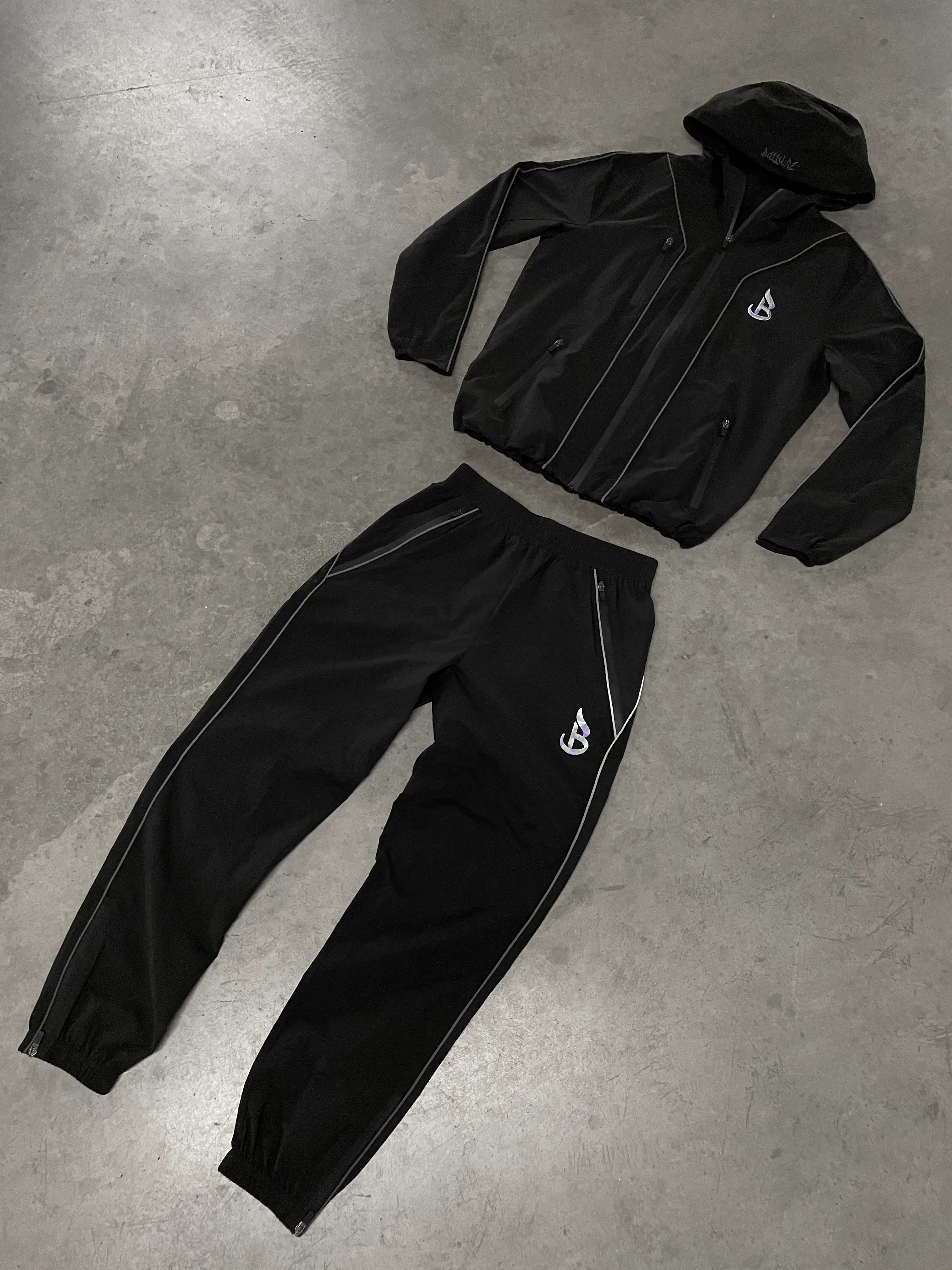 CHROME WINDBREAKER TRACKSUIT